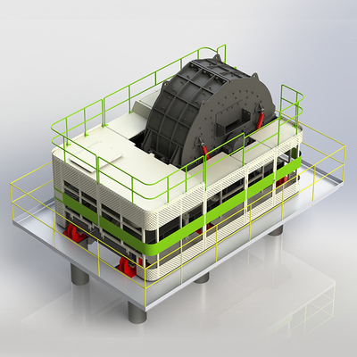 30-250 t/h Vermogen Energiezuinige horizontale schacht-schroefmachine geautomatiseerd