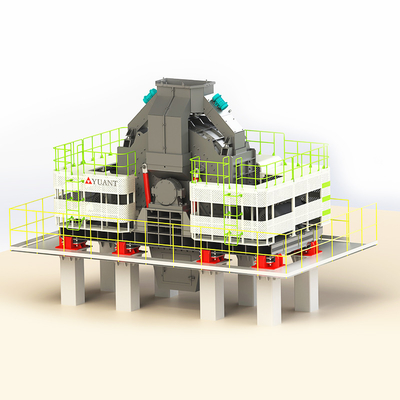 Veranderlijke capaciteit horizontale schacht impact crushing machine PWS4010